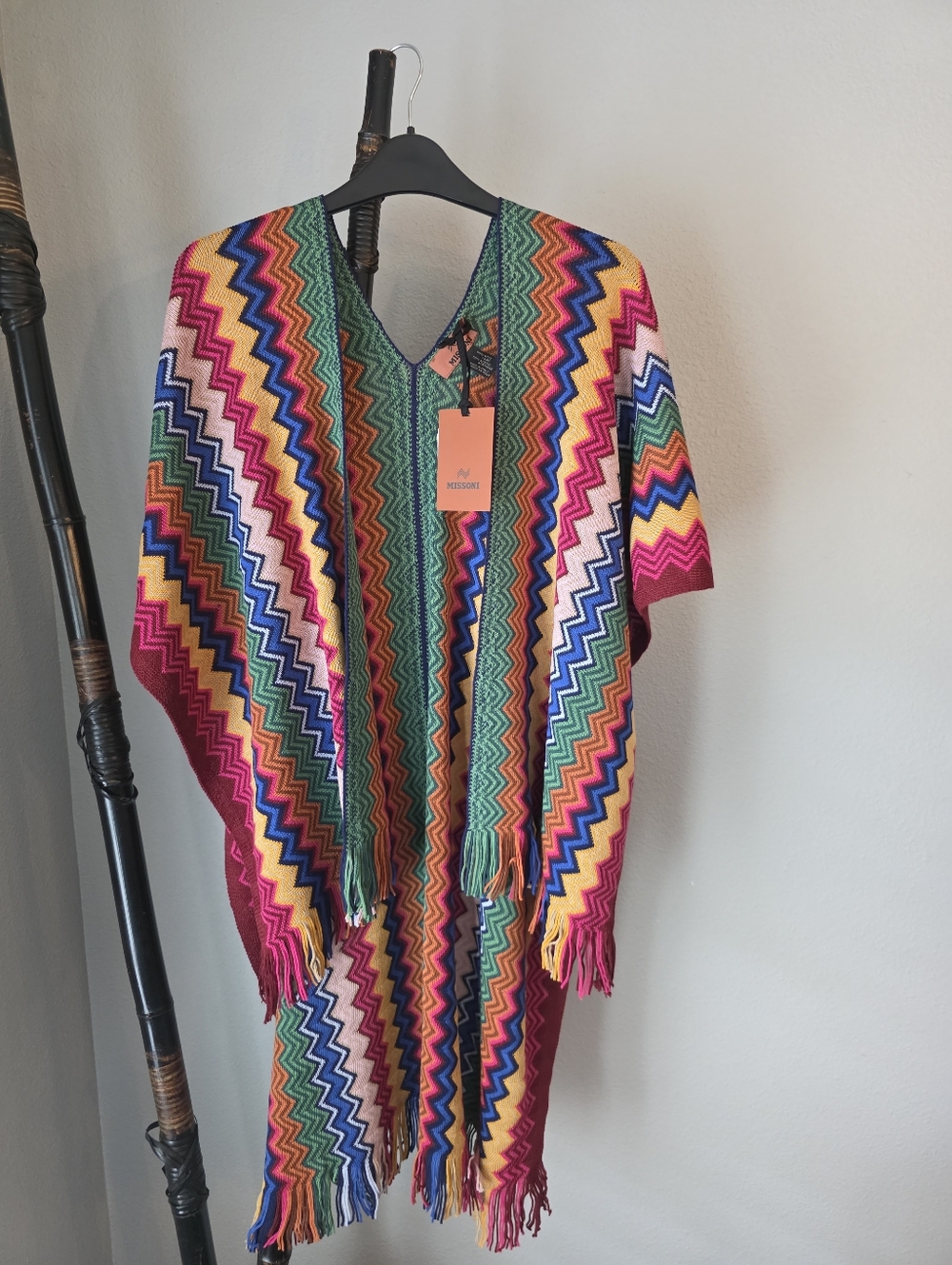 NWT Missoni Multicolor Zigzag Top with Blue Pants